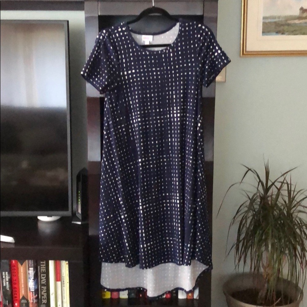 Lularoe Navy Carly Dress